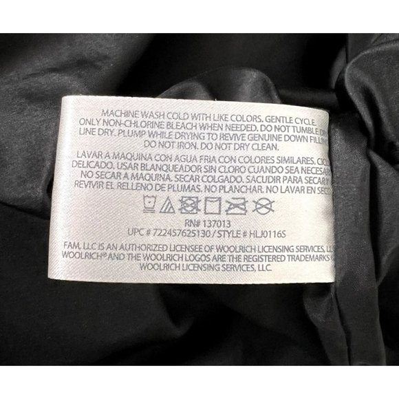 Woolrich Women's Size Medium Quilted Black Puffer Down Vest - Picture 7 of 7